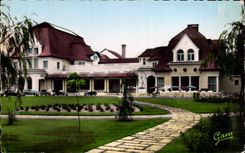 Touquet Paris Strand - das Kasino des Bohrgerats - CPA