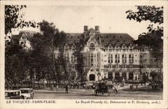 Touquet Paris Strand - konigliche Pikardie - CPA