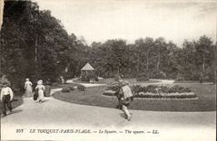 Touquet Paris Strand - der allgemeine Garten - CPA