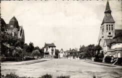 Touquet Paris Strand - das Kirche- und Rathaus - an den Unterseiten-Markten - CPA