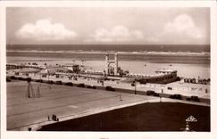 Touquet Paris Strand - der Swimmingpool - CPA