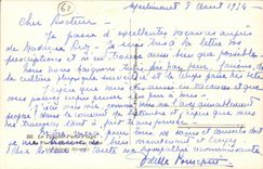 Touquet Paris Strand - der Swimmingpool - CPA