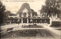 Touquet Paris Strand - das Kasino - CPA