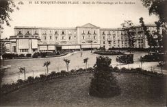 Touquet Paris Strand - Hotel der Einsiedlerei und der Garten - CPA