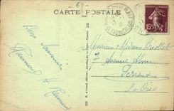 Touquet Paris Strand - Kreuzungen CPA