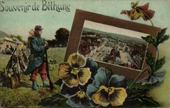 Bethune - Souvenir - Soldier - militaria - thought - CPA (militaria)
