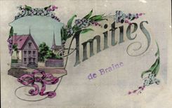 Braine - Friendships - Souvenir - CPA