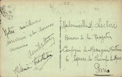 Berck Beach - Villas and the Beach - Cottages one the Shore - CPA Tennis