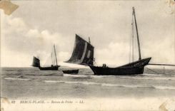 Berck Beach - Fishing Vessel - Fishing Boat - CPA