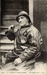 Touquet Paris Beach - an Old seaman - Sailor - Sailor - pipe - CPA