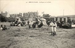 Berck Beach - Rest on Sand - CPA
