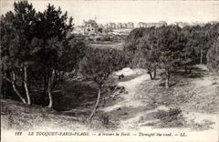 Touquet Paris Beach - Through the Drill - - CPA