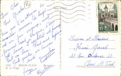 Berck Beach - Descent of the Beach - CPA