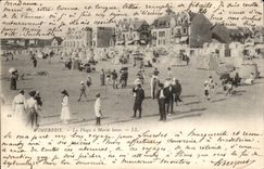 Wimereux - der Strand hat niedrige Gezeiten - CPA