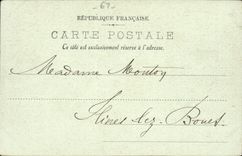 Wimereux - der Strand hat niedrige Gezeiten - CPA