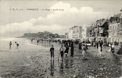 Wimereux - der Strand hat Flut - CPA