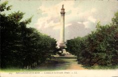 Boulogne auf Meer - Spalte der grossen Armee CPA