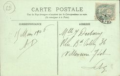 Boulogne auf Meer - Seemann-Art - Frau - Folklore - Kostum CPA