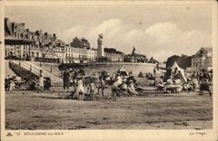 Boulogne auf Meer - Strand CPA