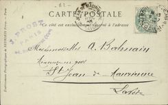 Boulogne auf Meer - der Hafen und der Quay Gambetta CPA