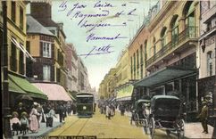 Boulogne auf Meer - die Strasse Thiers CPA