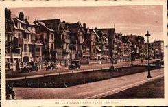 Touquet Paris Beach - the Dam - CPA