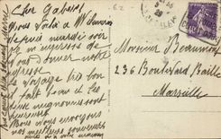 Wimereux - der Strand hat Flut - CPA