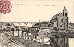 Wimereux - the Church - the Viaduct and the Bridge - CPA