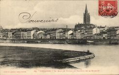 Toulouse - Le Quai de Tounis et Clocher CPA 