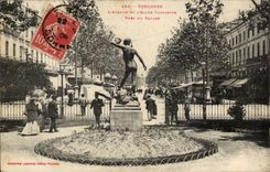 Toulouse - L'Avenue et L'Allee Lafayette - Vues du Square CPA 
