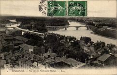 Toulouse - Vue vers le Pont Saint Michel CPA 