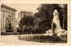 Toulouse - Fontaine du Jardin des Plantes et Monument d'Armand Sylvestre - CPA 