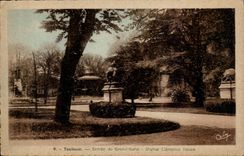 Toulouse - Entree du Grand Rond - Statue Clemence Isaure - CPA 