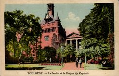 Toulouse - Le Jardin et le Donjon du Capitole - CPA 