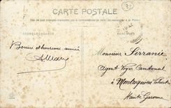 Saint Happy - Sight of the Ruins of the Castle and Depths of the valley - CPA