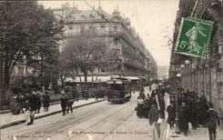 Tououse - Street of Lorraine Alsace - Street of Capitole - tram - CPA
