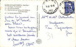 Basin of Saint Ironwood - Souvenir - CPA