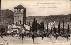 Saint Bertrand de Comminges - the Church Saint Just - in the Content Saint Bertrand CPA