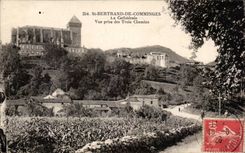 Saint Bertrand de Comminges - the Cathedral - Seen from of Three Ways CPA