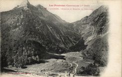 Luchon - Old people's home and Montree de Venasque- CPA