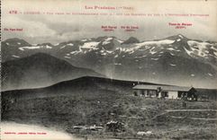 Luchon - Seen from of Superbagneres 1997 - On the Summits of the Lily - Provisional Hotel trade - CPA