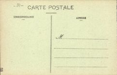 Luchon - gesehen von Superbagneres 1997 - auf den Gipfeln der Lilie - provisorischer Hotelhandel - CPA