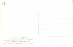 Luchon - Winter sports - ski - skiing - 1800 m Superbagneres - CPA