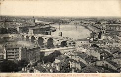 Toulouse - Vue Generale sur la Garonne prise du Clocher de la Dalbade - CPA 