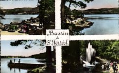 Basin of St Ironwood - Souvenir - CPA