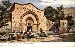Israel - Jerusalem - Grab DER Maria - Serious off the Virgin Mary - Tomb of Marie - CPA