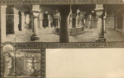 Israel - Jerusalem - Assemble Sion - Crypta Eccles CPA