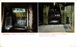 Israel - Bethlehem - Cave of the Nativity and the Crib - Cave off the Nativity and to eat - CPA