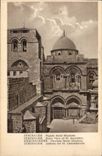 Israel - Jerusalem - Frontage of Saint Sepulchre - View Face off St Sepulchre - CPA