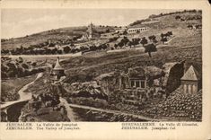 Israel - Jerusalem - the Valley of Josaphat - The Valley off Josephat - CPA
